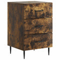 Armadio da Notte con cassetto Rovere Fumo 43 x 41 x 66,5 cm