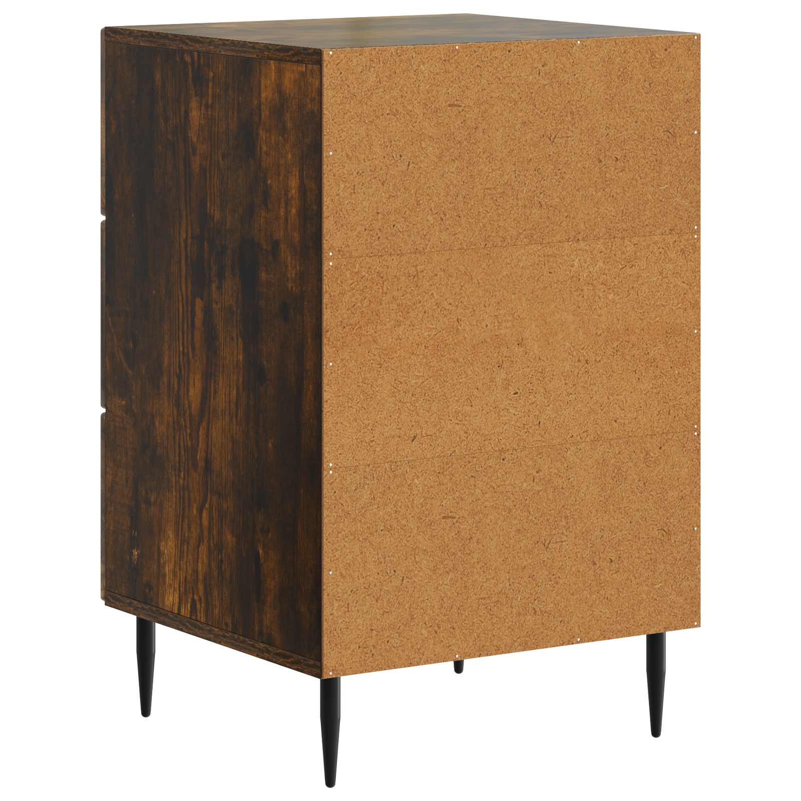 Armadio da Notte con cassetto Rovere Fumo 43 x 41 x 66,5 cm