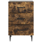 Armadio da Notte con cassetto Rovere Fumo 43 x 41 x 66,5 cm
