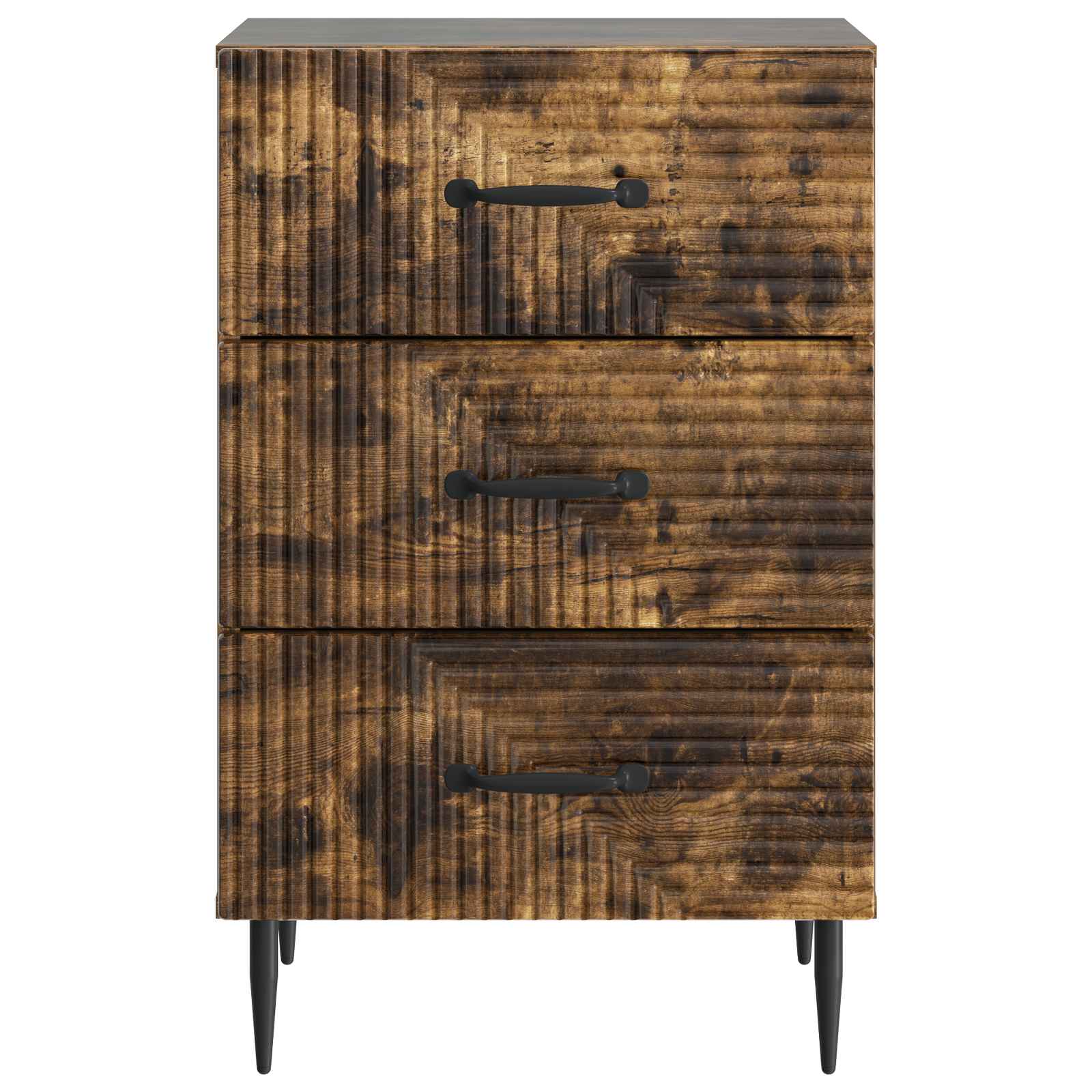Armadio da Notte con cassetto Rovere Fumo 43 x 41 x 66,5 cm