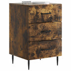 Armadio da Notte con cassetto Rovere Fumo 43 x 41 x 66,5 cm