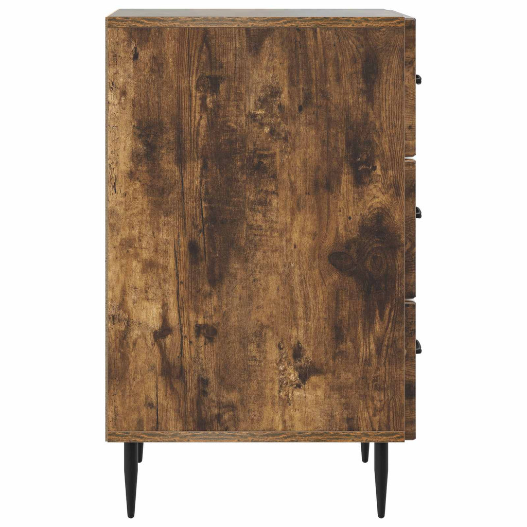 Armadio da Notte con cassetto Rovere Fumo 43 x 41 x 66,5 cm