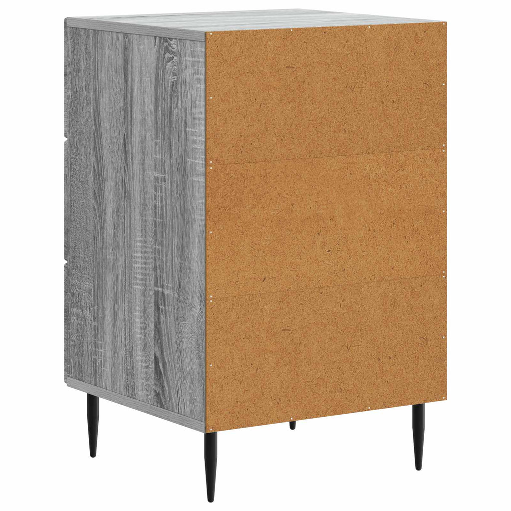 Armadio da Notte con cassetto Grigio Sonoma 43 x 41 x 66,5 cm