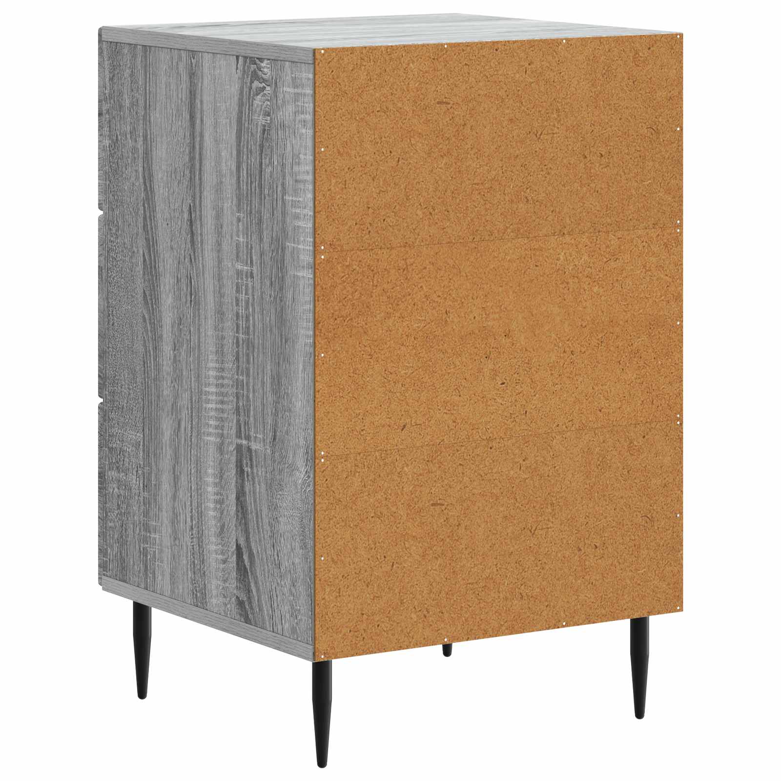 Armadio da Notte con cassetto Grigio Sonoma 43 x 41 x 66,5 cm