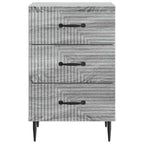 Armadio da Notte con cassetto Grigio Sonoma 43 x 41 x 66,5 cm