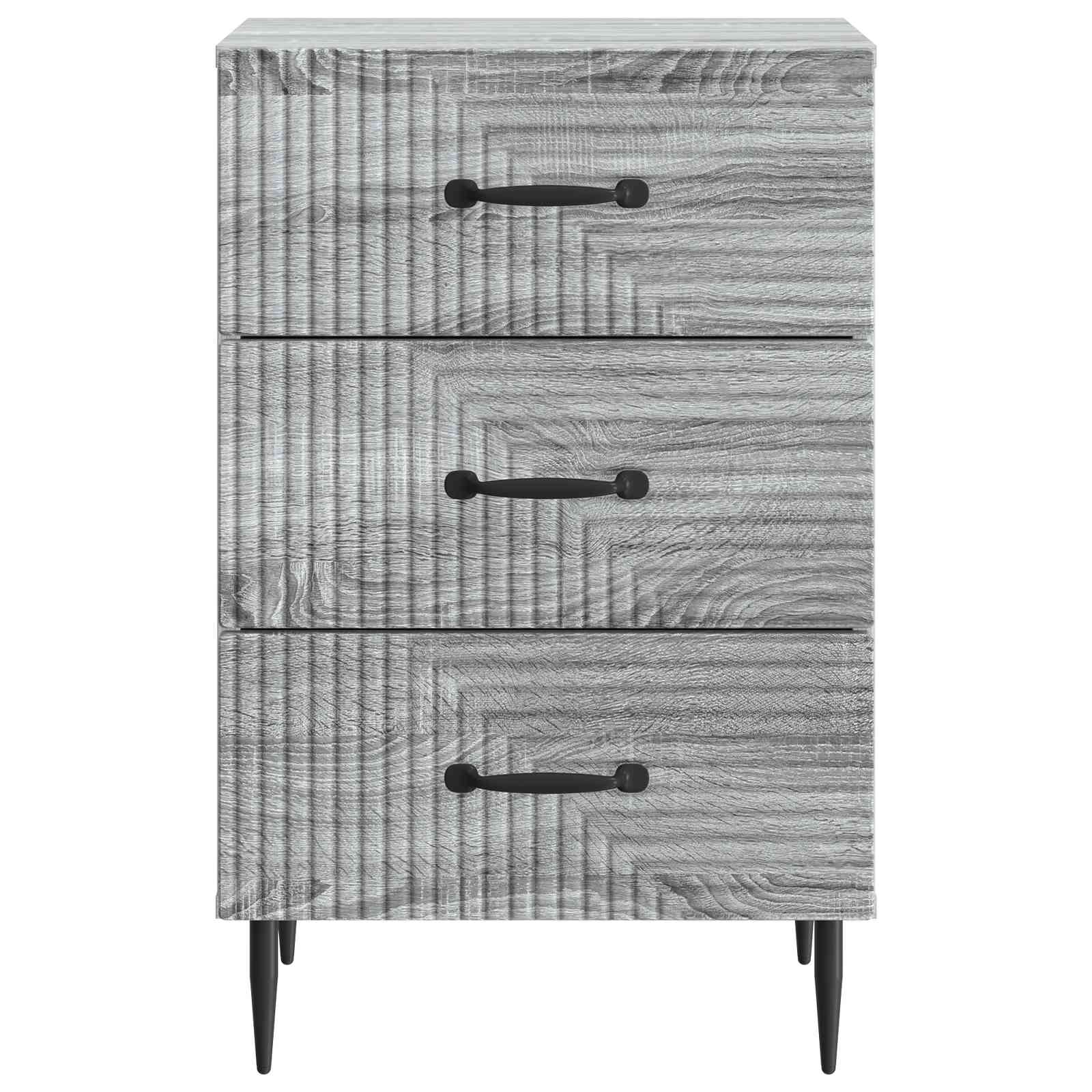 Armadio da Notte con cassetto Grigio Sonoma 43 x 41 x 66,5 cm