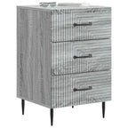 Armadio da Notte con cassetto Grigio Sonoma 43 x 41 x 66,5 cm