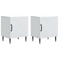 Armadio da Notte 2 pcs Bianco 43 x 34,5 x 50 cm