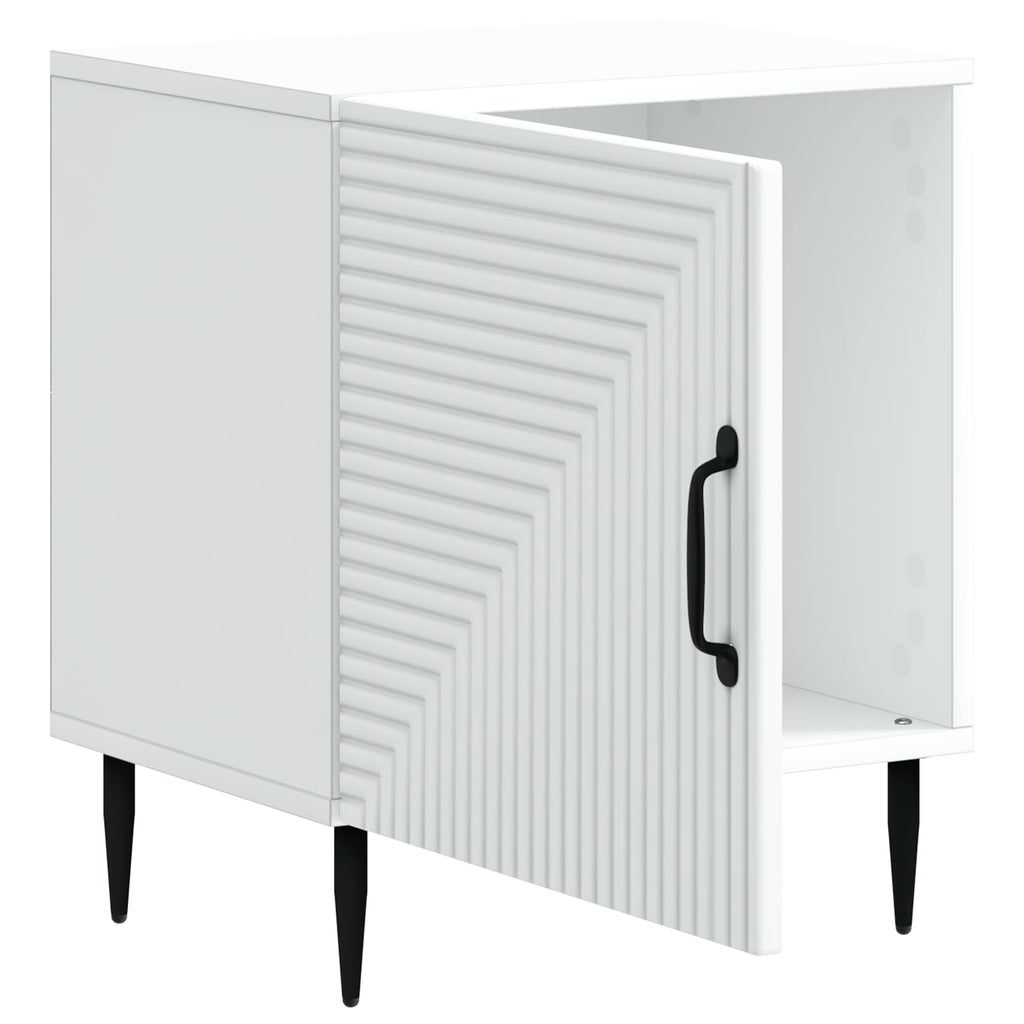Armadio da Notte 2 pcs Bianco 43 x 34,5 x 50 cm