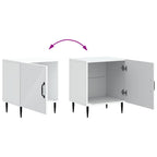 Armadio da Notte 2 pcs Bianco 43 x 34,5 x 50 cm