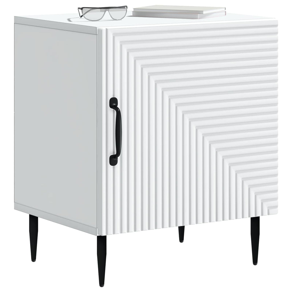 Armadio da Notte 2 pcs Bianco 43 x 34,5 x 50 cm