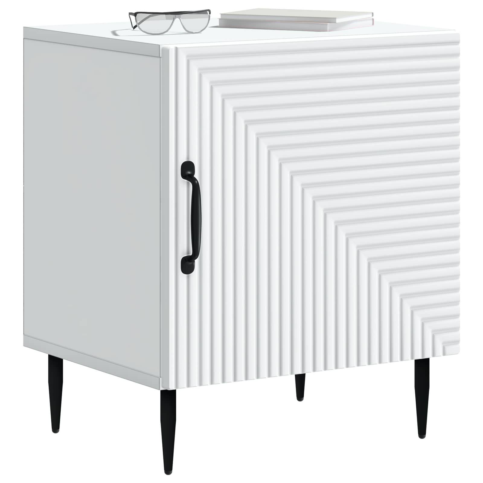 Armadio da Notte 2 pcs Bianco 43 x 34,5 x 50 cm