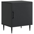 Armadio da Notte Nero 43 x 34,5 x 50 cm Legno ingegnerizzato