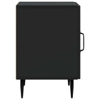 Armadio da Notte 2 pcs Nero 43 x 34,5 x 50 cm