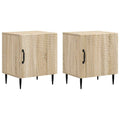 Armadio da Notte 2 pcs Rovere Sonoma 43 x 34,5 x 50 cm