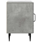 Armadio da Notte 2 pcs Grigio Cemento 43 x 34,5 x 50 cm