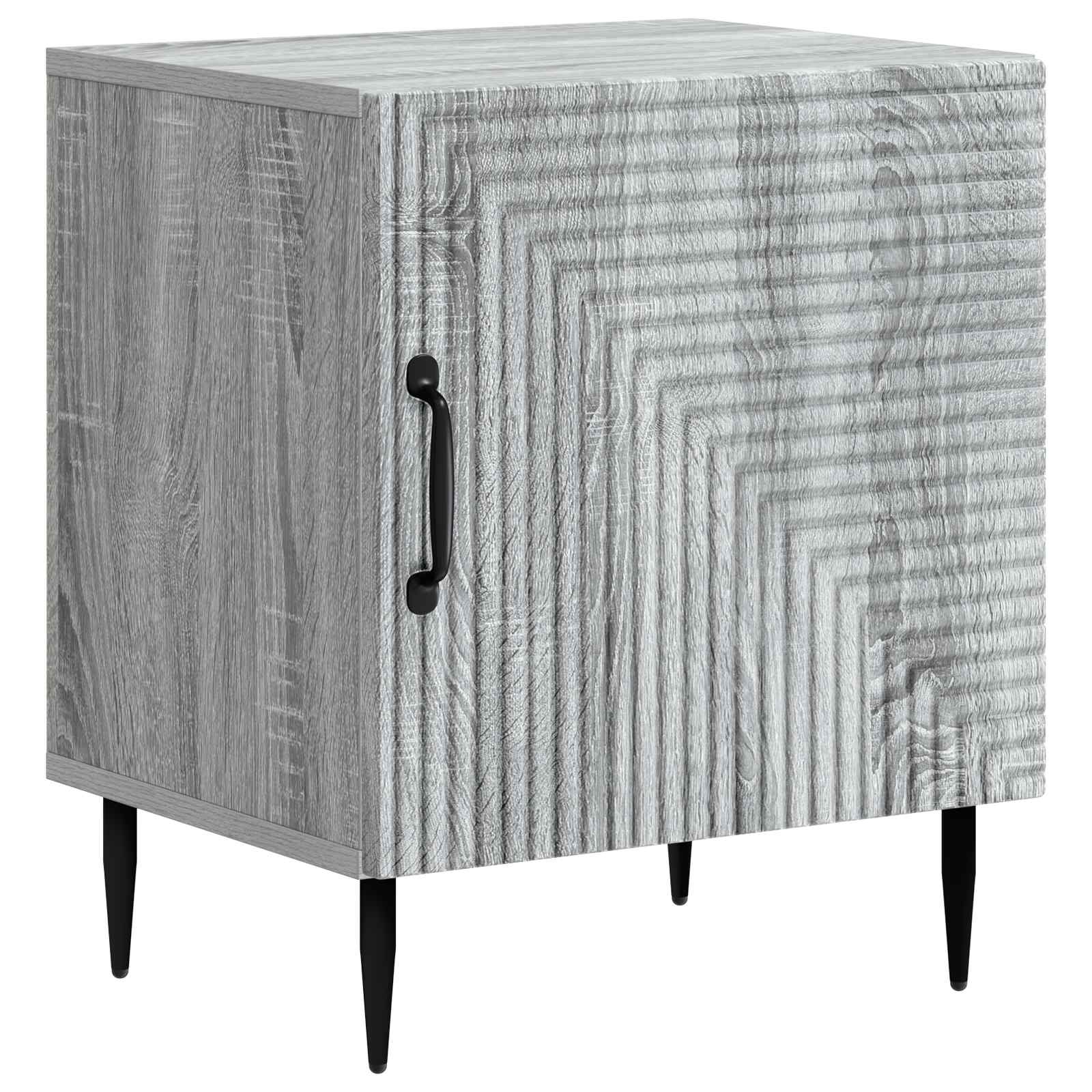 Armadio da Notte Grigio Sonoma 43 x 34,5 x 50 cm