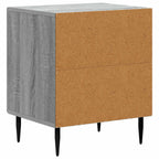 Armadio da Notte Grigio Sonoma 43 x 34,5 x 50 cm
