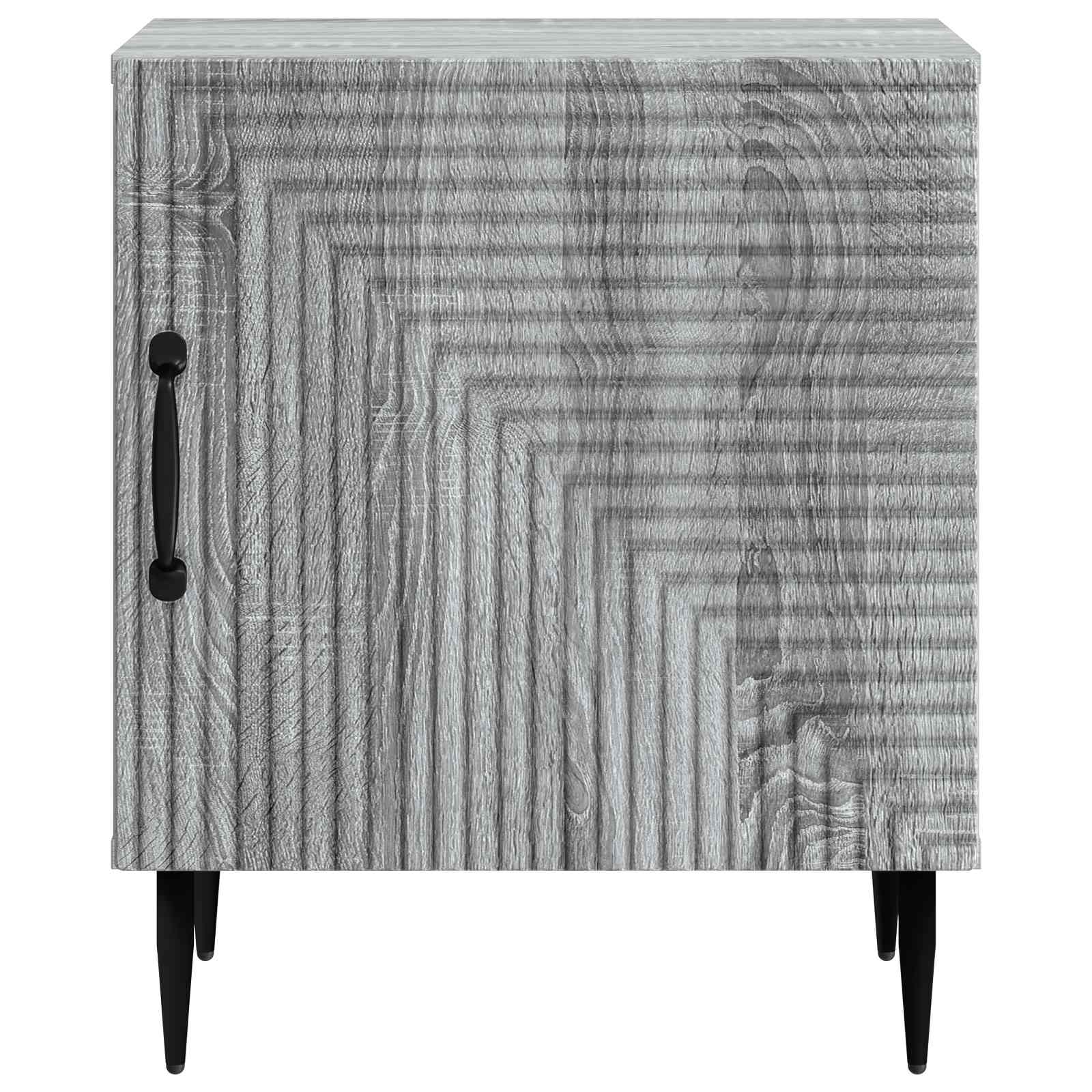 Armadio da Notte Grigio Sonoma 43 x 34,5 x 50 cm