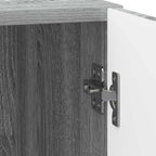 Armadio da Notte 2 pcs Grigio Sonoma 43 x 34,5 x 50 cm