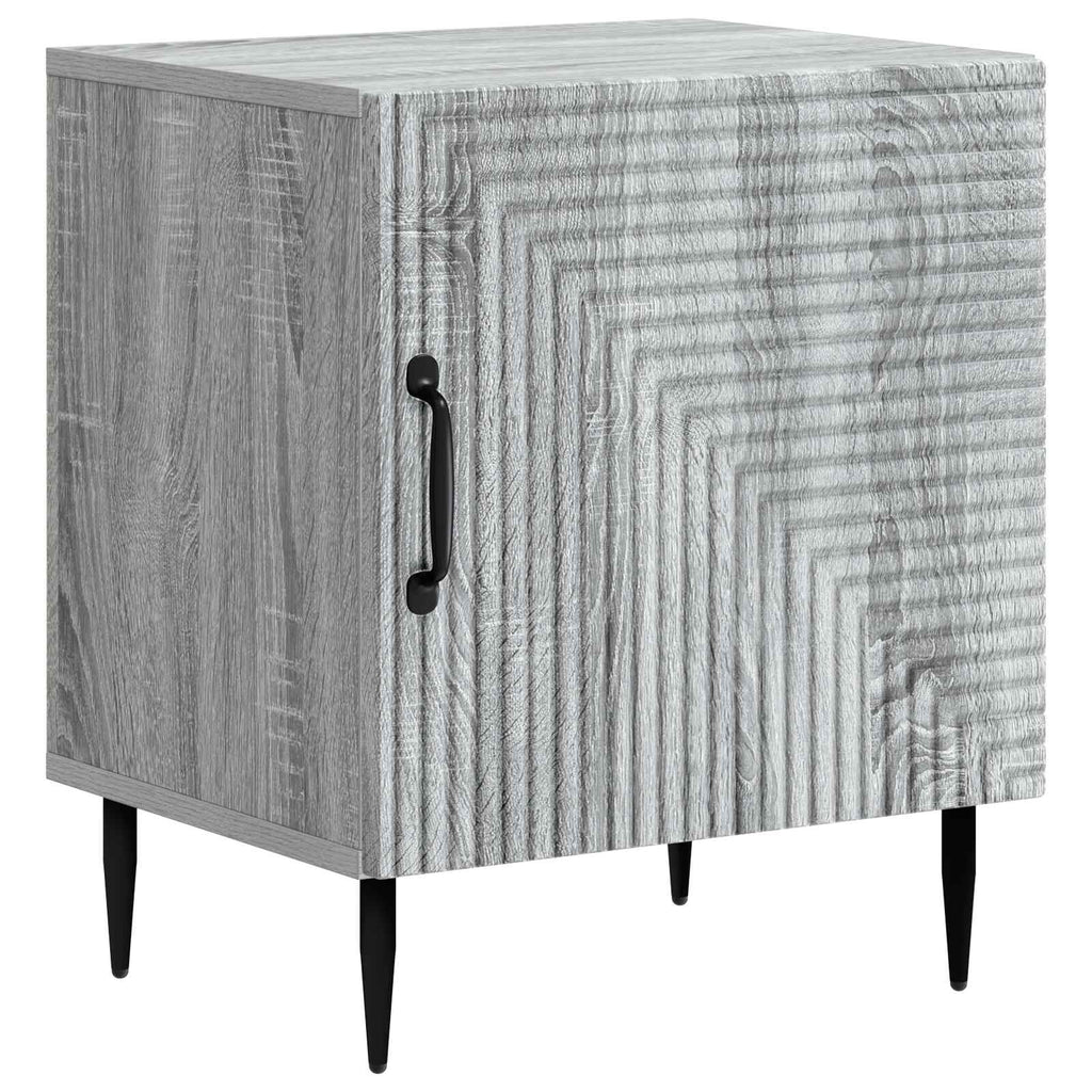 Armadio da Notte 2 pcs Grigio Sonoma 43 x 34,5 x 50 cm
