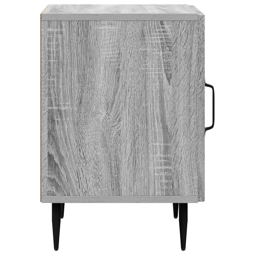 Armadio da Notte 2 pcs Grigio Sonoma 43 x 34,5 x 50 cm