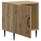 Armadio da Notte 2 pcs Rovere Artigianale 43 x 34,5 x 50 cm