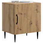 Armadio da Notte 2 pcs Rovere Artigianale 43 x 34,5 x 50 cm