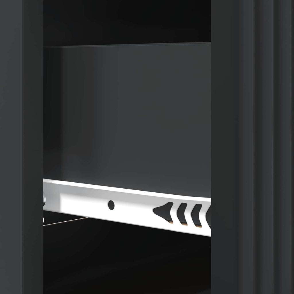 Mobile con Cassetti Nero 66 x 34,5 x 89,5 cm