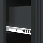 Mobile con Cassetti Nero 66 x 34,5 x 89,5 cm