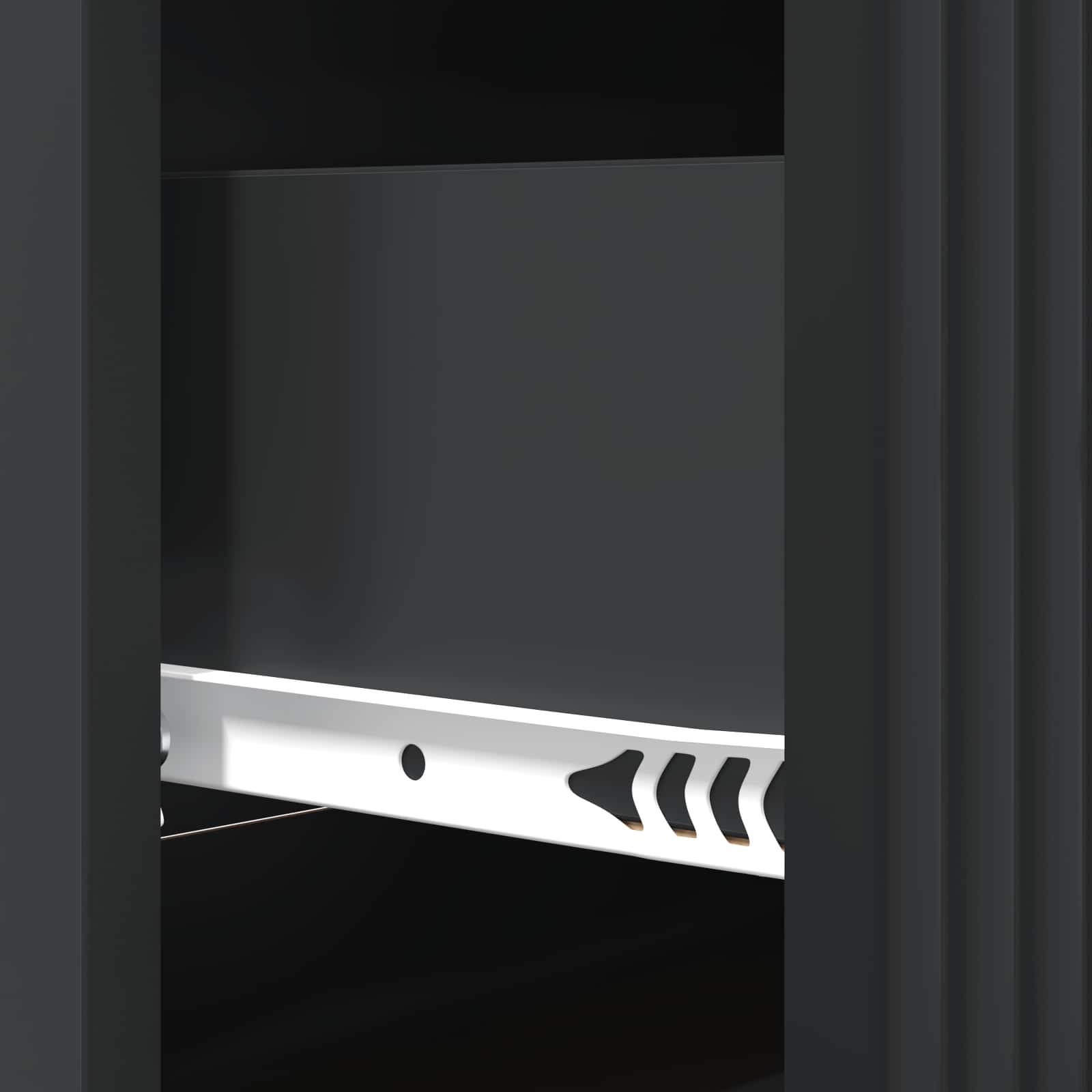 Mobile con Cassetti Nero 66 x 34,5 x 89,5 cm