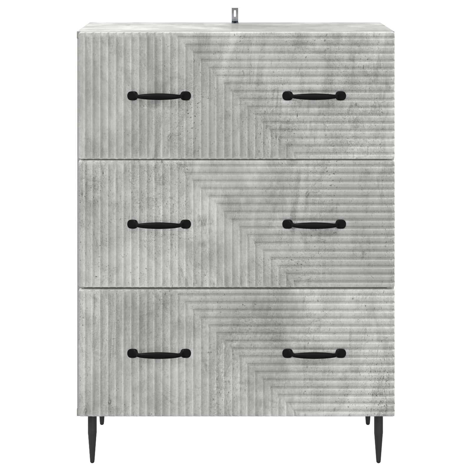 Mobile con Cassetti Grigio Cemento 66 x 34,5 x 89,5 cm