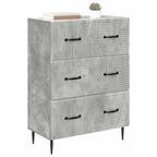 Mobile con Cassetti Grigio Cemento 66 x 34,5 x 89,5 cm