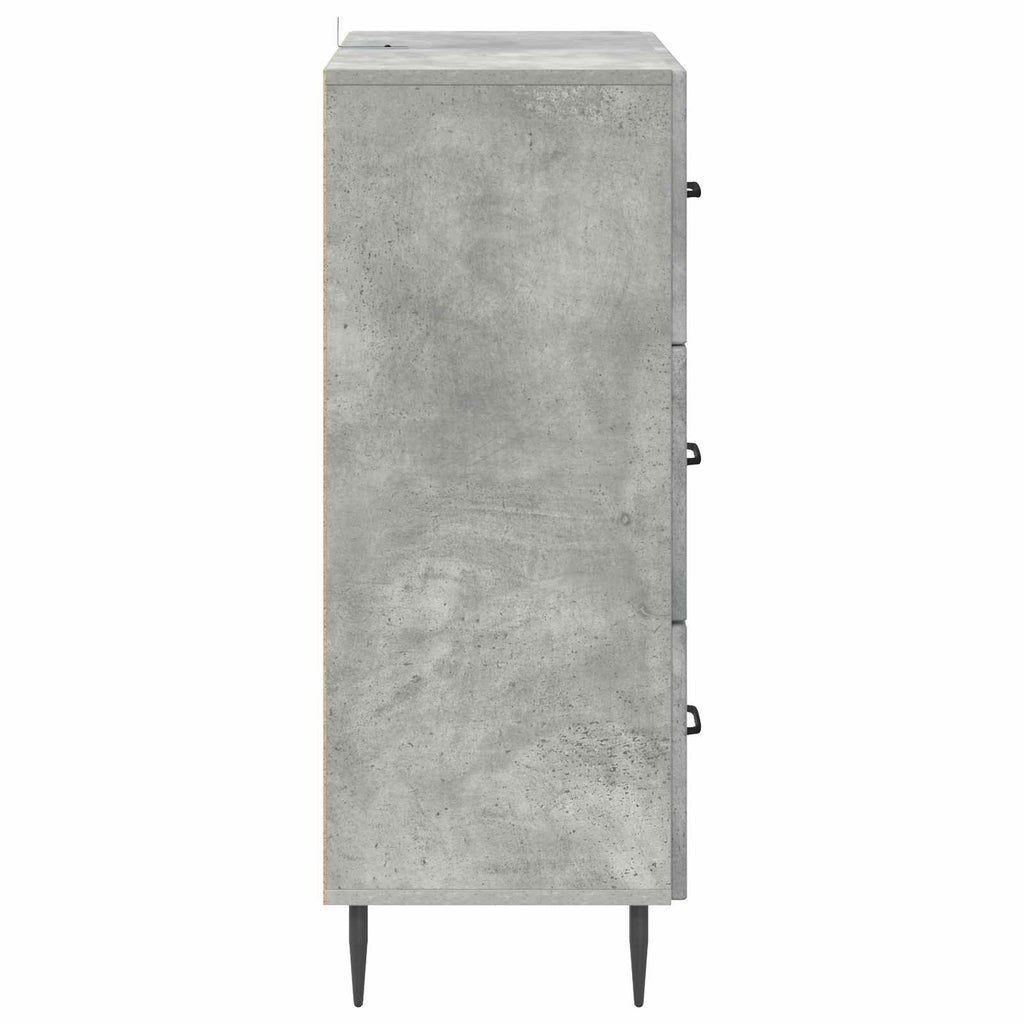 Mobile con Cassetti Grigio Cemento 66 x 34,5 x 89,5 cm