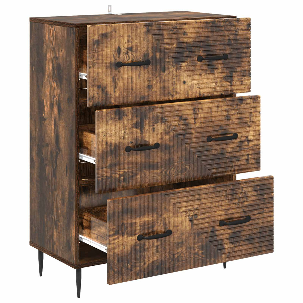 Mobile con Cassetti Rovere Fumo 66 x 34,5 x 89,5 cm