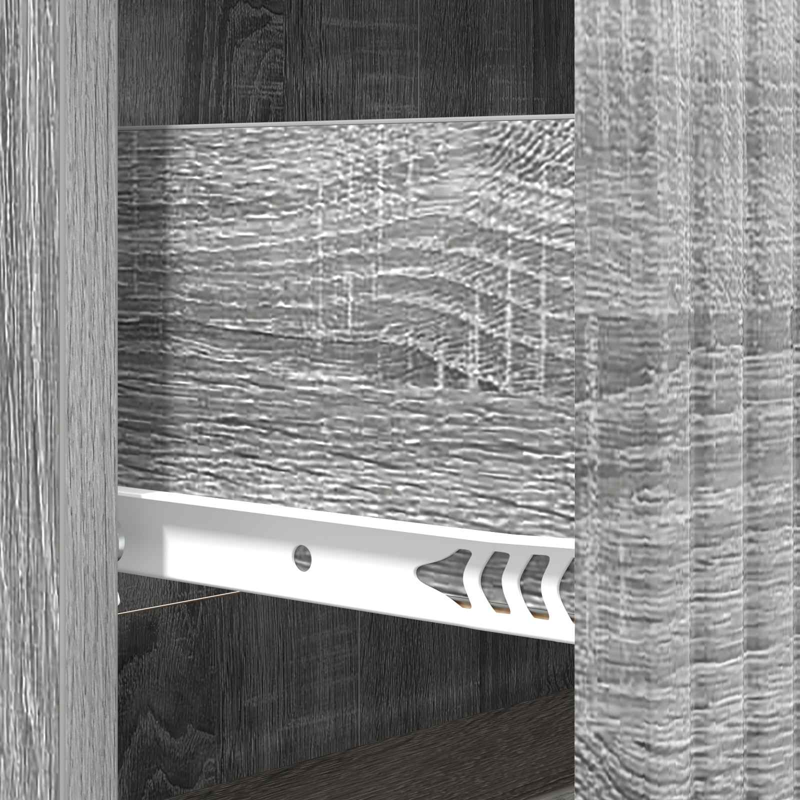 Mobile con Cassetti Sonoma grigio 66 x 34,5 x 89,5 cm
