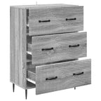 Mobile con Cassetti Sonoma grigio 66 x 34,5 x 89,5 cm