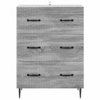 Mobile con Cassetti Sonoma grigio 66 x 34,5 x 89,5 cm