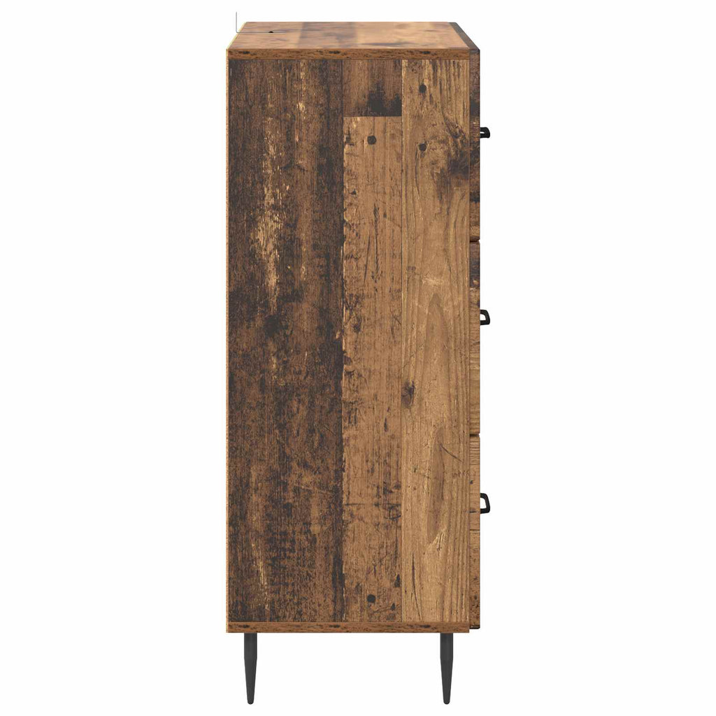 Mobile con Cassetti Legno antico 66 x 34,5 x 89,5 cm