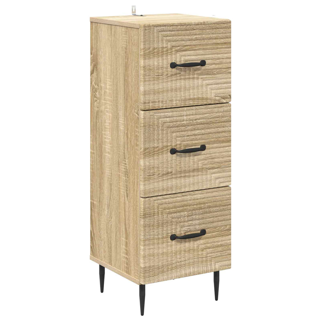 Mobile con Cassetti Rovere Sonoma 33 x 34,5 x 89,5 cm