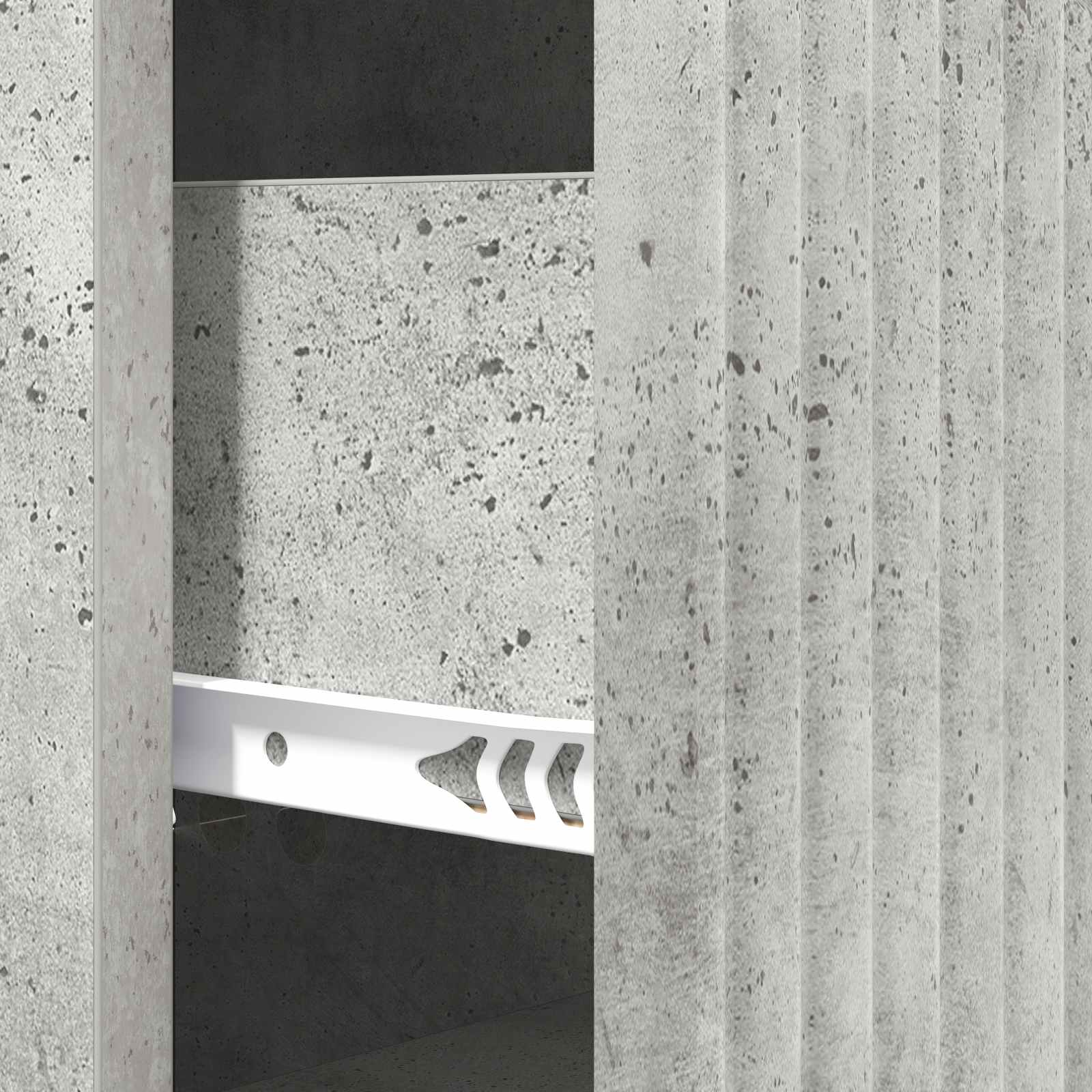 Mobile con Cassetti Grigio Cemento 33 x 34,5 x 89,5 cm
