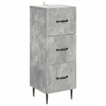 Mobile con Cassetti Grigio Cemento 33 x 34,5 x 89,5 cm