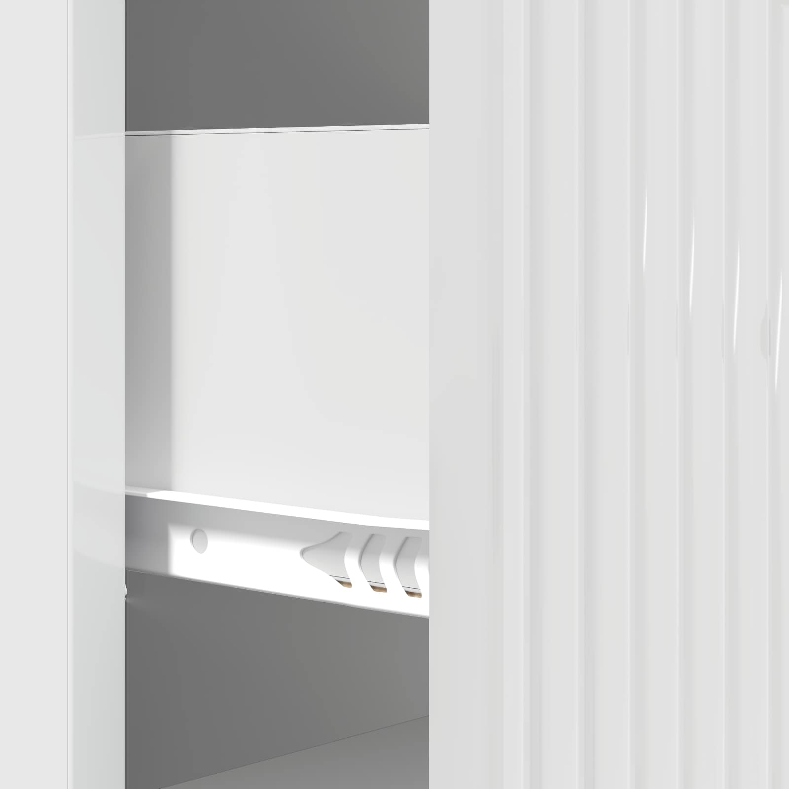 Mobile con Cassetti Bianco Lucido 33 x 34,5 x 89,5 cm