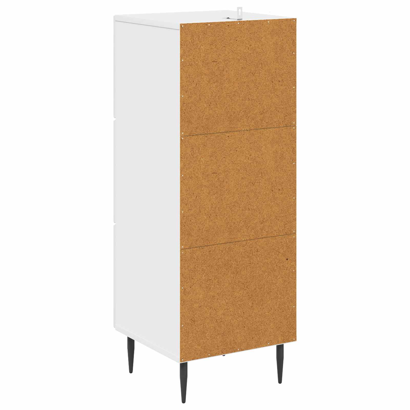 Mobile con Cassetti Bianco Lucido 33 x 34,5 x 89,5 cm