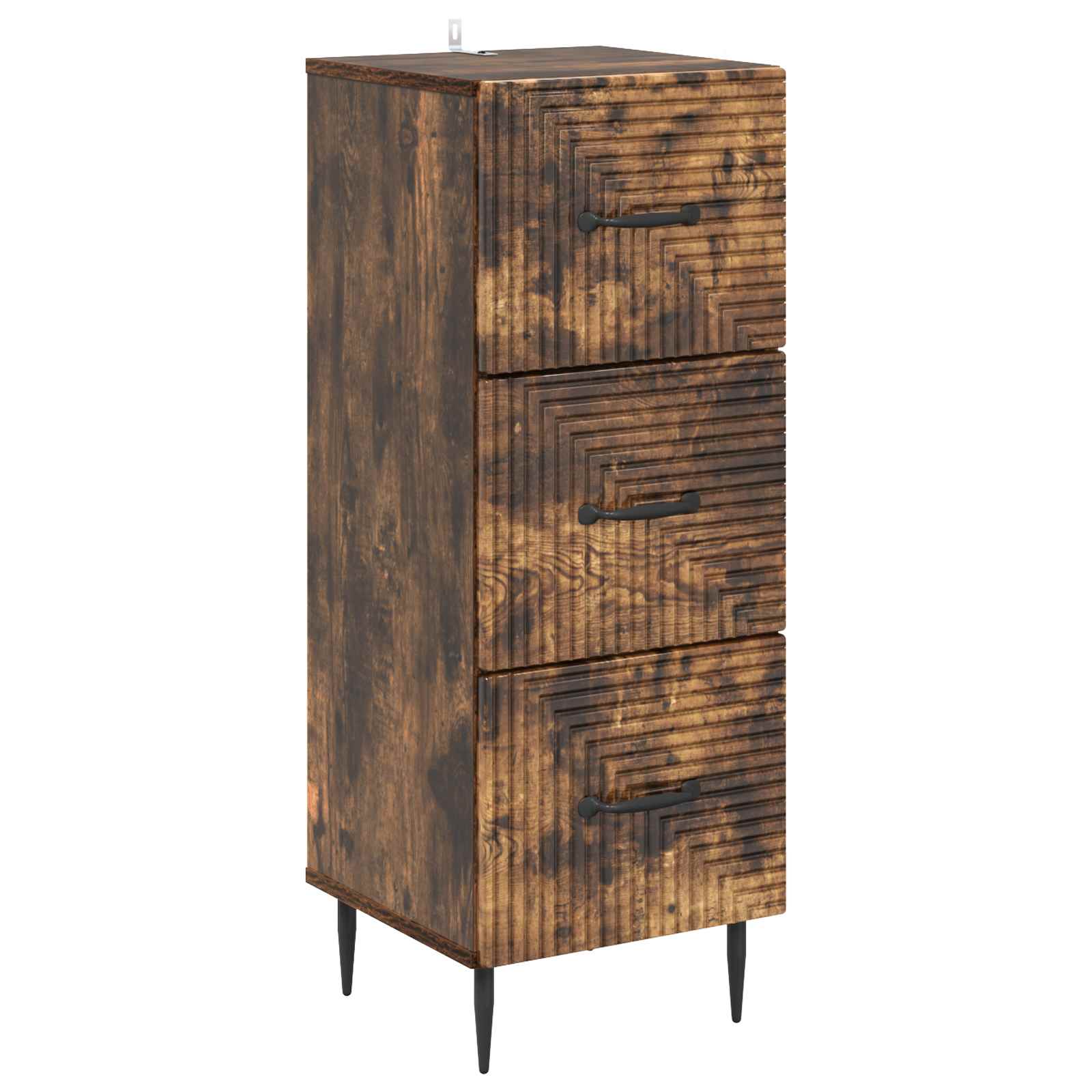 Mobile con Cassetti Rovere Fumo 33 x 34,5 x 89,5 cm