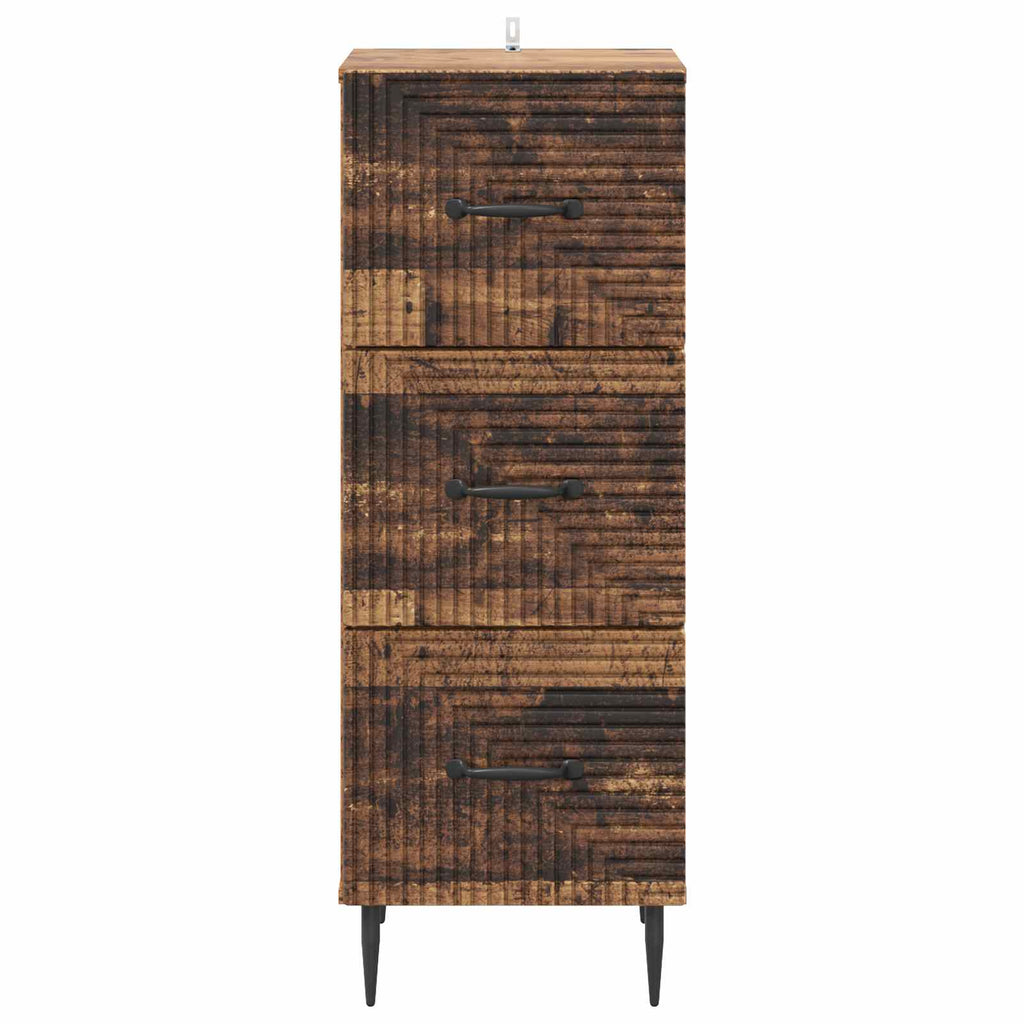 Mobile con Cassetti Legno antico 33 x 34,5 x 89,5 cm