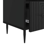 Mobile TV Nero 102 x 34,5 x 50 cm Legno ingegnerizzato