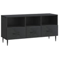 Mobile TV Nero 102 x 34,5 x 50 cm Legno ingegnerizzato