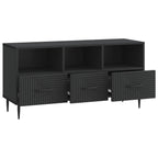Mobile TV Nero 102 x 34,5 x 50 cm Legno ingegnerizzato