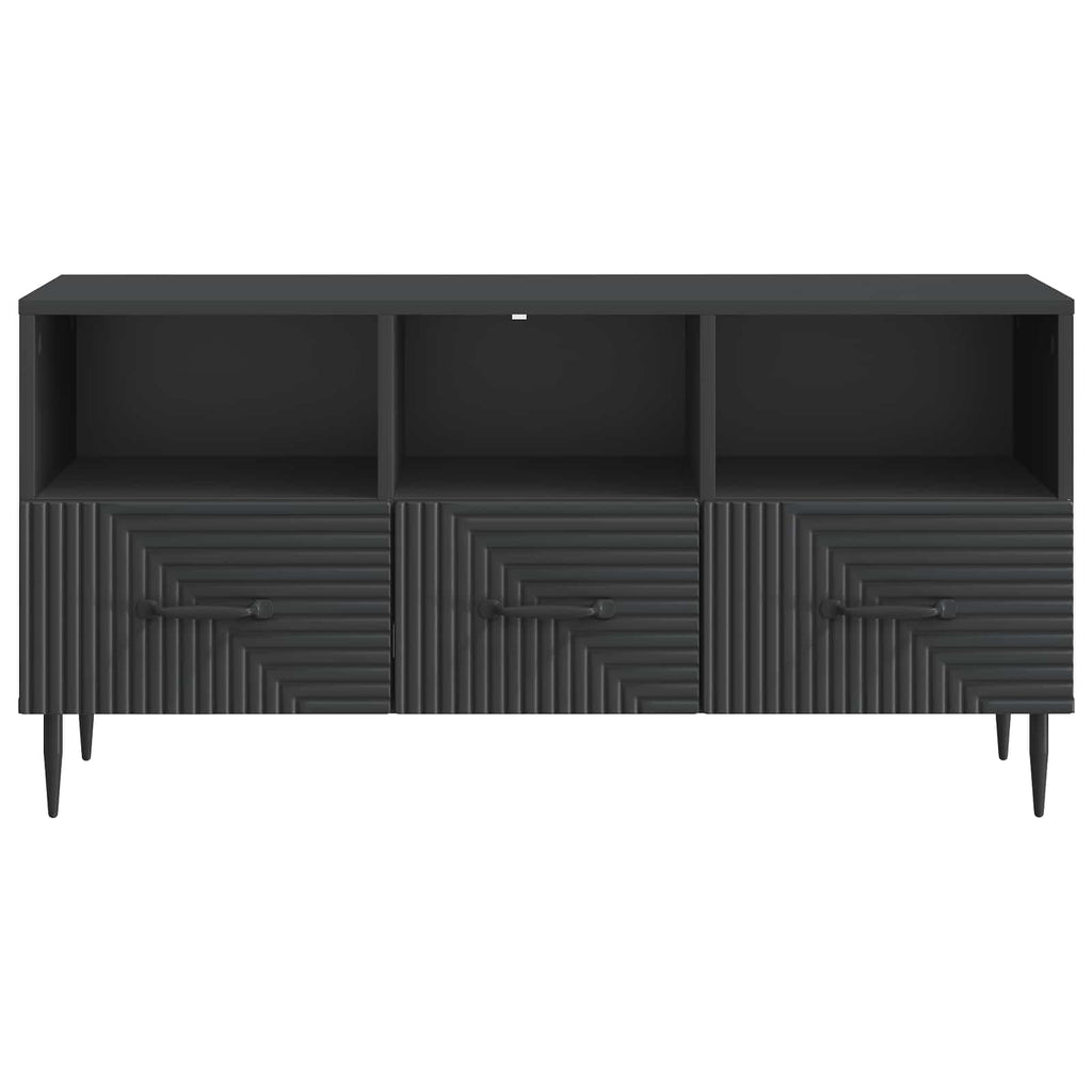 Mobile TV Nero 102 x 34,5 x 50 cm Legno ingegnerizzato
